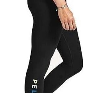 Peloton Black Leggings with colored Logo small